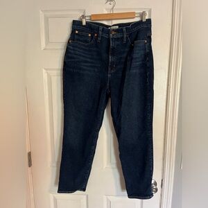 Madewell Size 31 Mom Jean Dark Wash